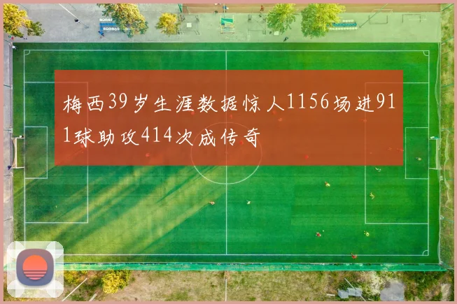 梅西39岁生涯数据惊人1156场进911球助攻414次成传奇